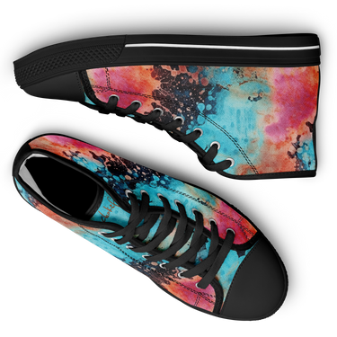 Chokefish™ Urban Peak Retro High Tops-Acid-Wash-005-2